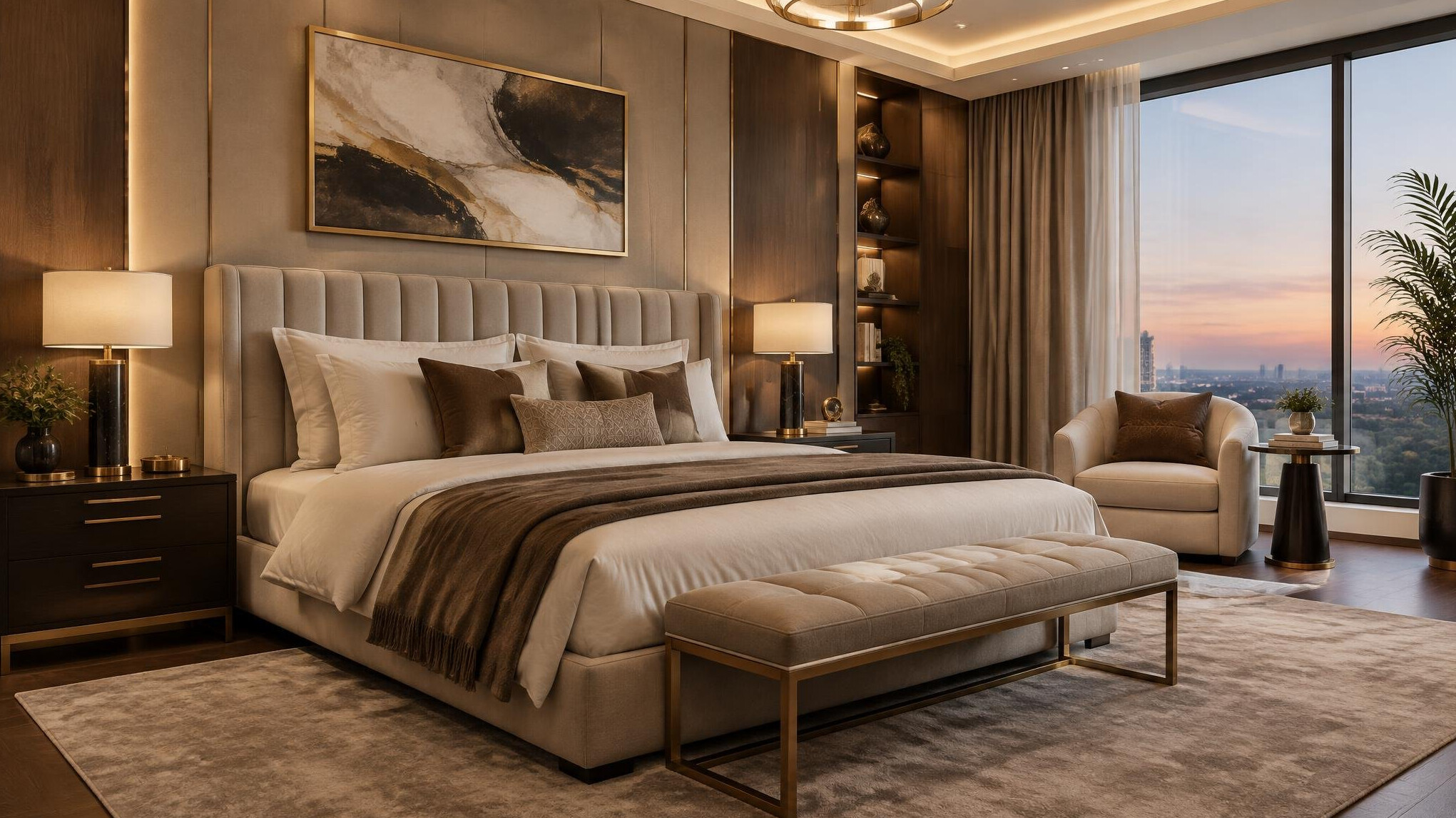 luxury bedroom interior