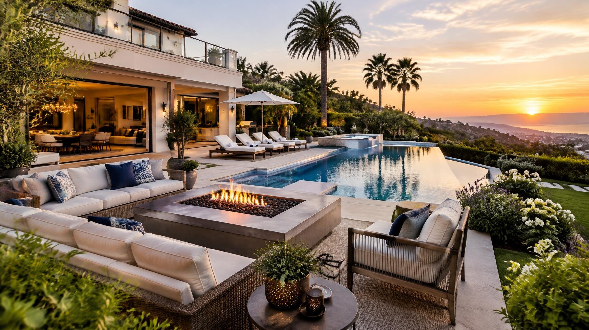outdoor luxury patio