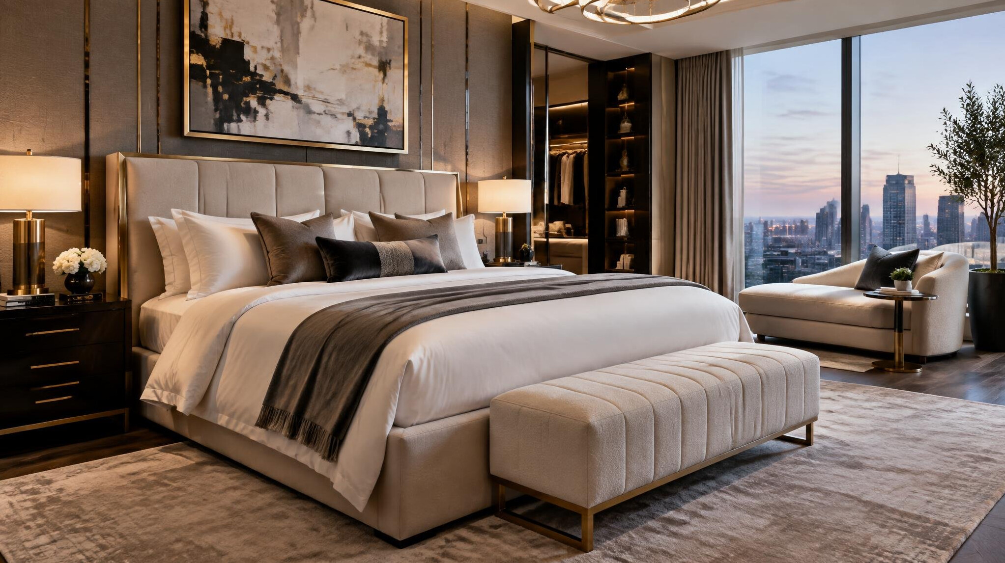 luxury bedroom interior