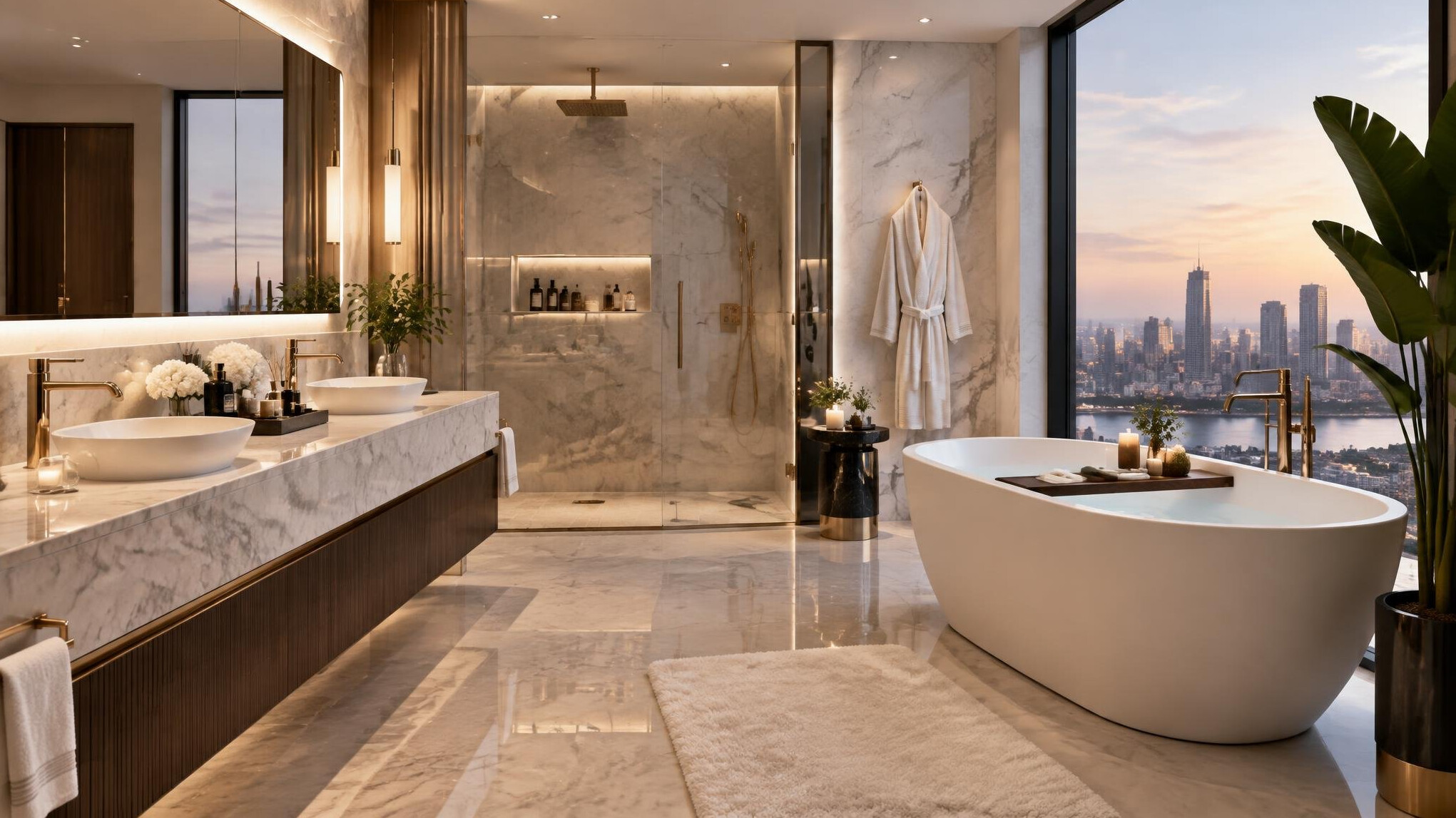 luxury bathroom celebrity
