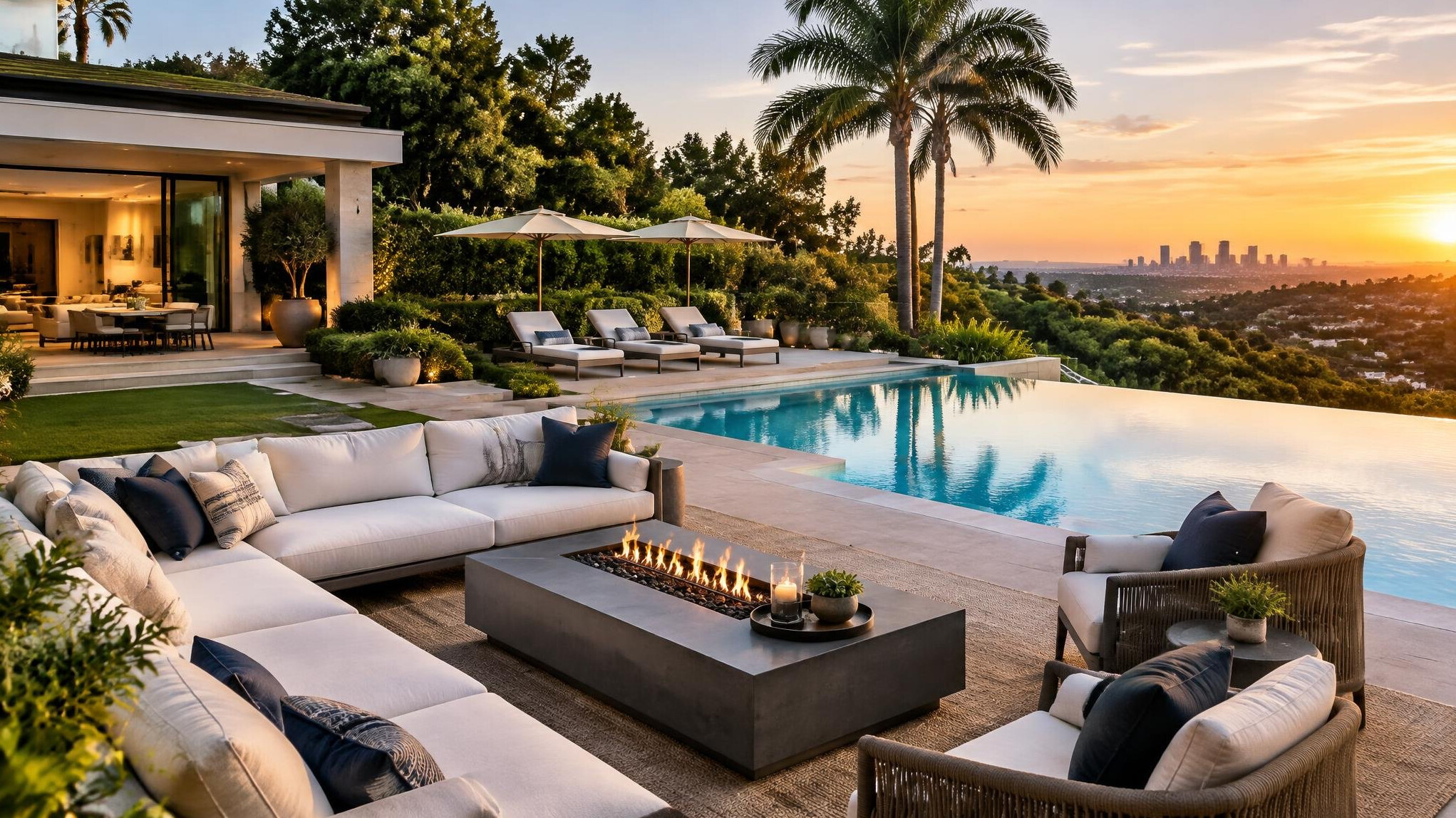outdoor luxury patio